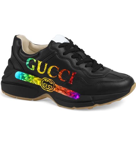 gucci rainbow shoes replica|gucci rhyton sneakers cheap.